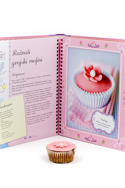 Princeskini kolački vegan Princess muffins recipe in the book
