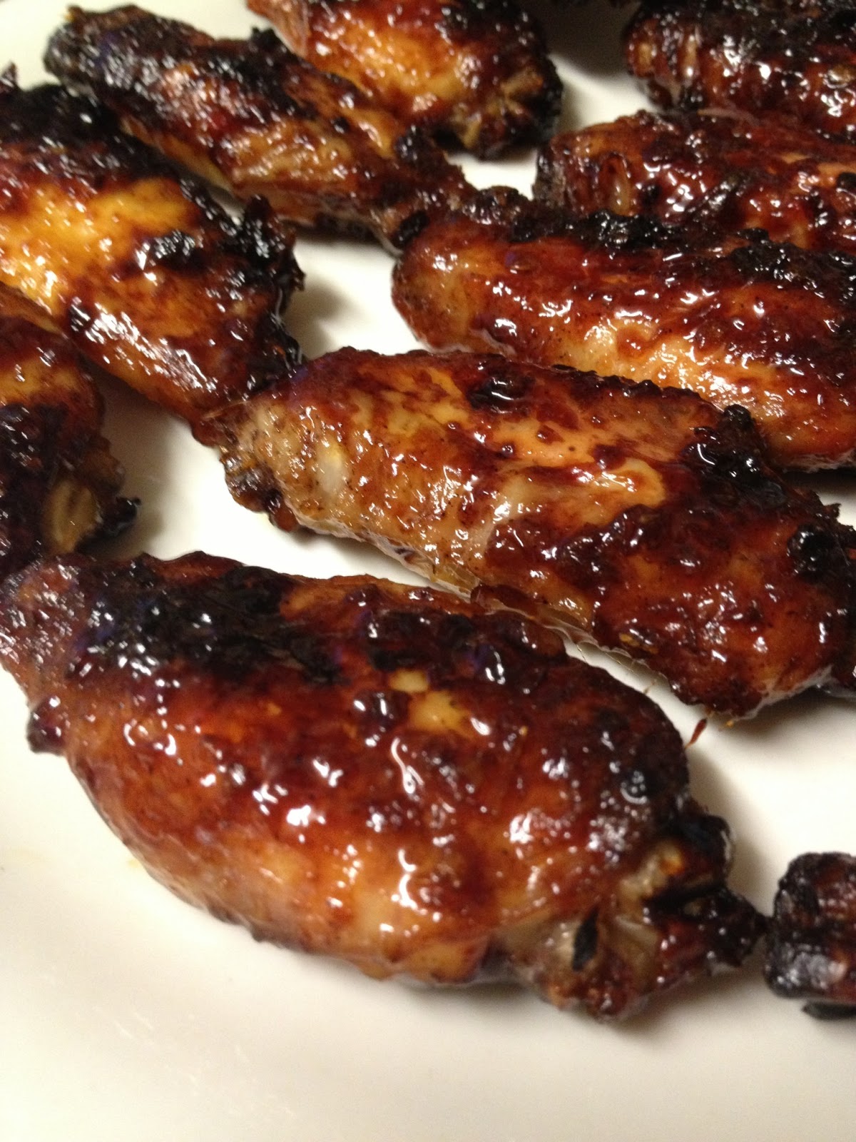 nosaibasfood ) Healthier sticky chicken wings