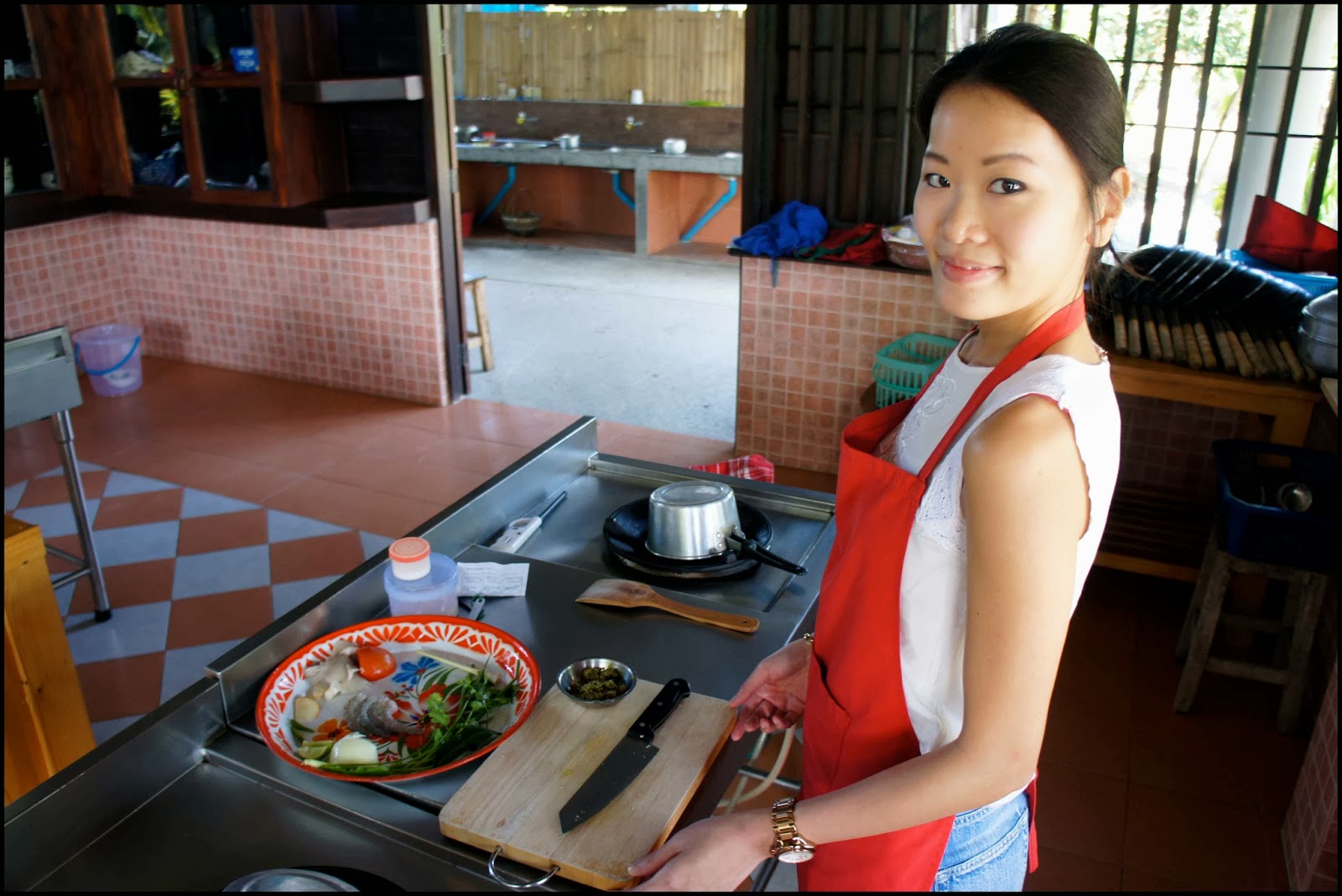 Thai farm cooking school Chiang Mai