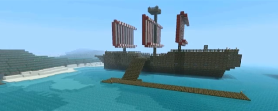 Bateau Pirate Minecraft