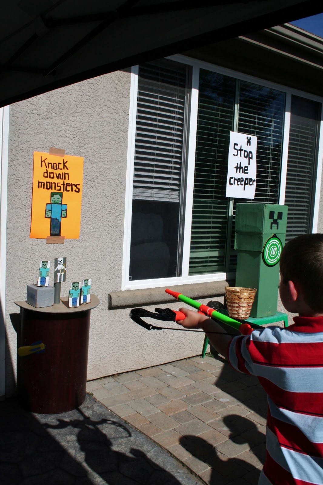 minecraft party games for 8 year olds