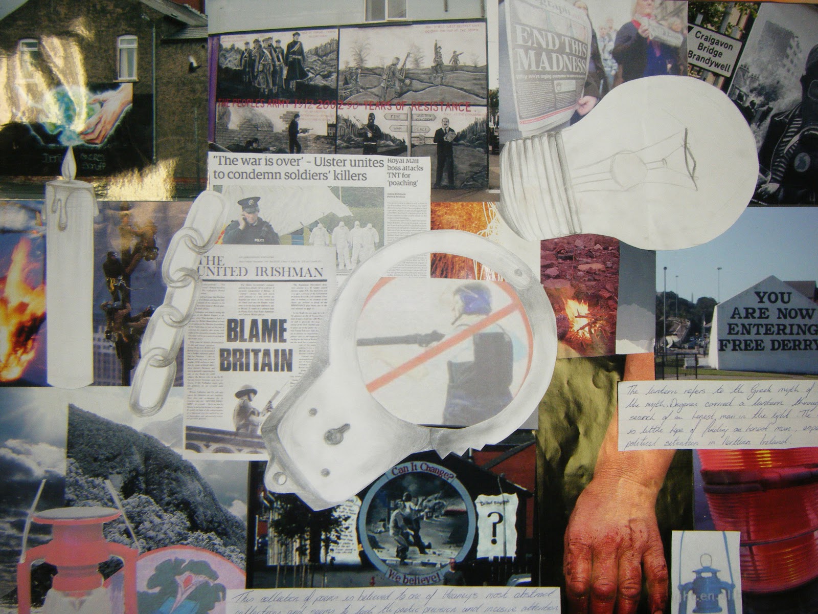 Leaving Cert Artwork Examples. Art Students College of Commerce 2012/2013