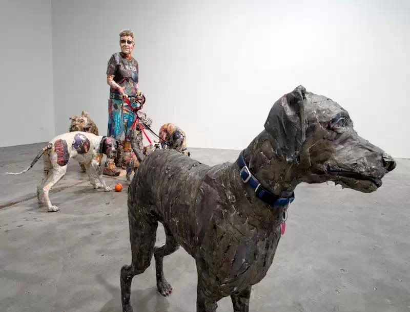 Impressive Paper Mache Sculptures of Dogs Gone Wild Junkculture