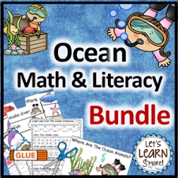 Ocean Themed Math and Literacy Bundle