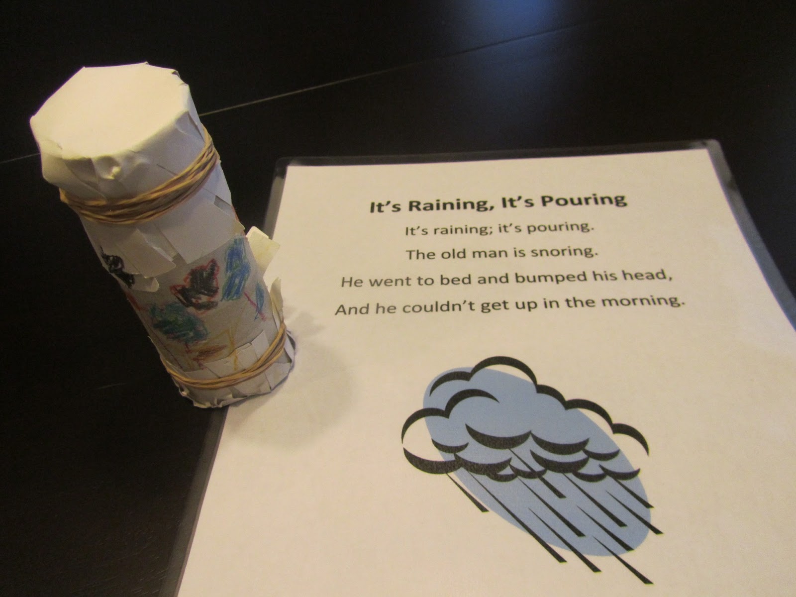 Pinning with Purpose: It's Raining, It's Pouring Lesson