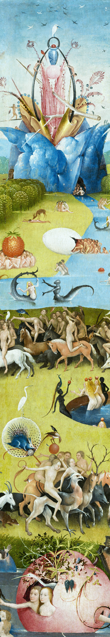 Detail of Bosch`s Garden