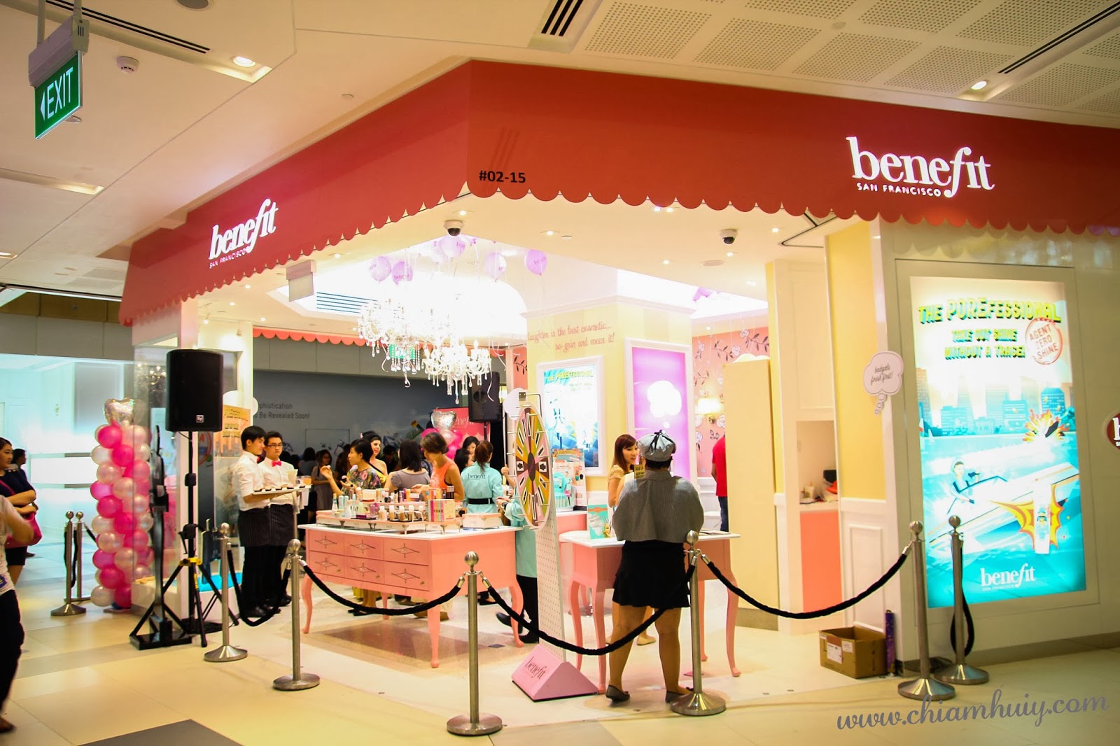 Benefit Cosmetics Boutique Grand Opening Westgate Singapore Celine
