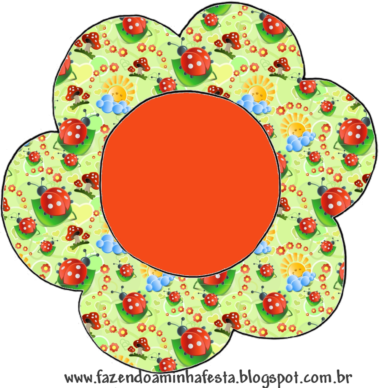 Molde Flor Massa Formato Variado Desenho Colorido Festa Bolo