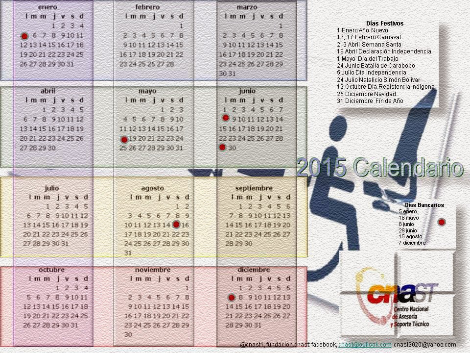 Calendario CNAST 2015