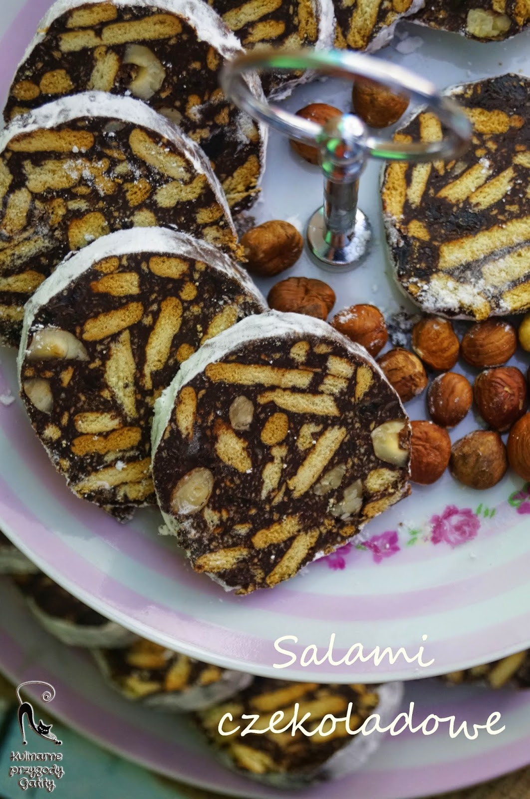 Czekoladowe salami z orzechami, czyli blok czekoladowy Kulinarne
