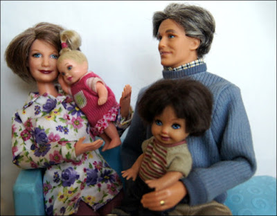 Фото семьи Барби, фото бабушки и дедушки Барби, фото беременной Барби