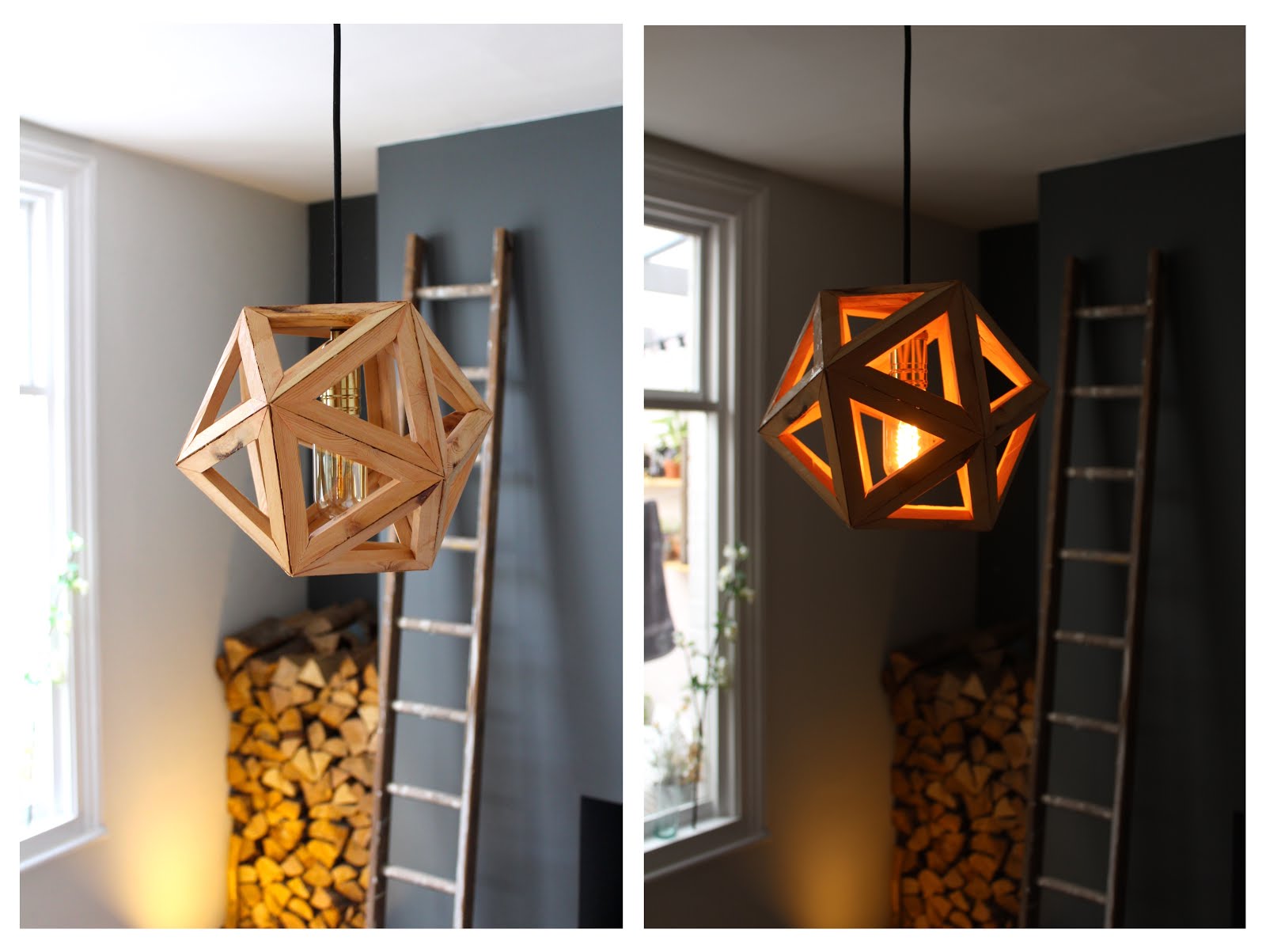 DIY Geometric Ceiling Light (Icosahedron) Tips For Basements