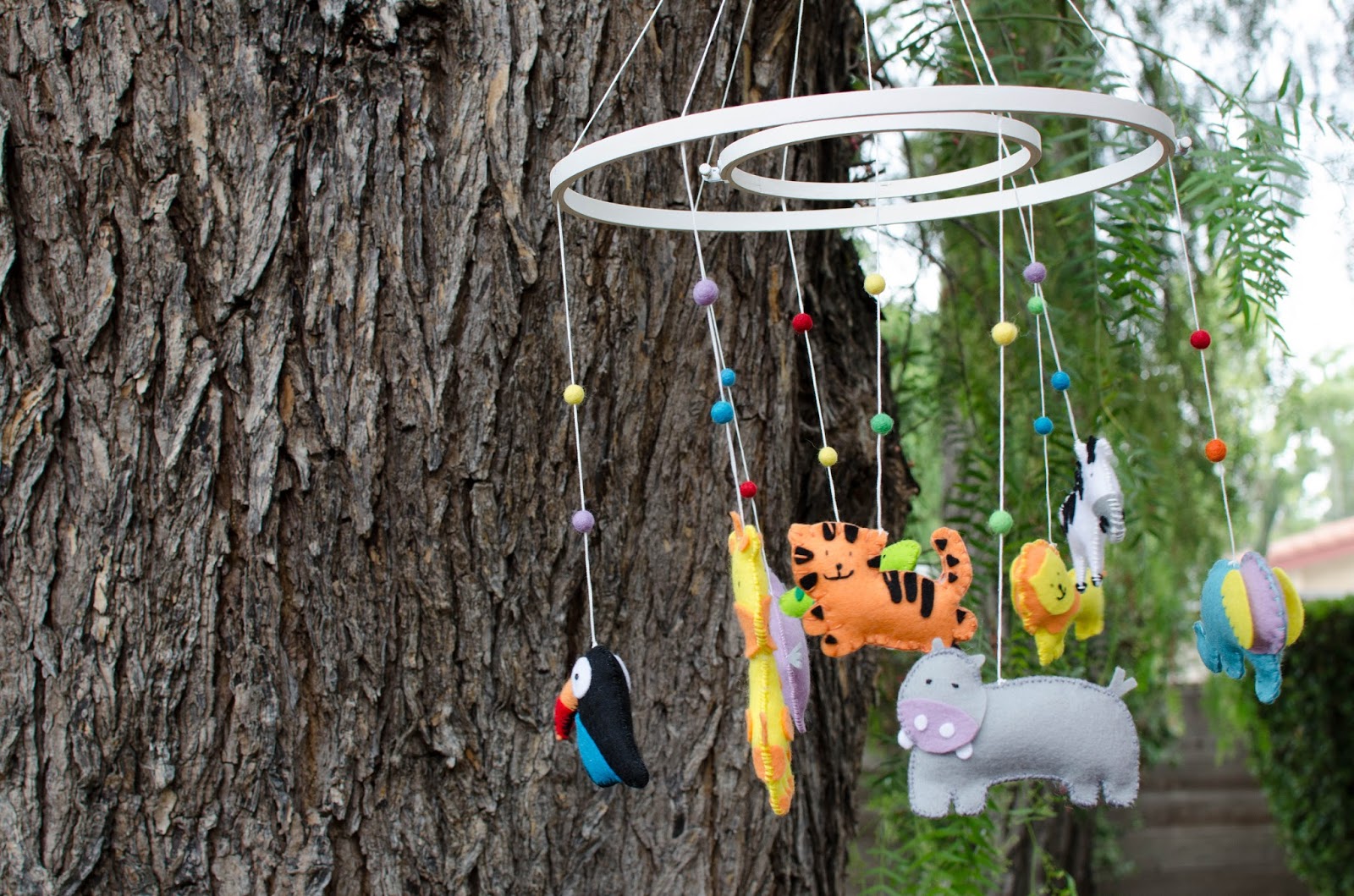 DIY Felt Nursery Mobile A Baby Shower Group Activity