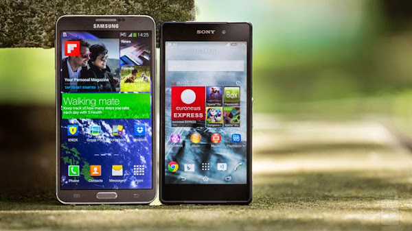 Sony Xperia Z2 vs. Samsung Galaxy Note 3