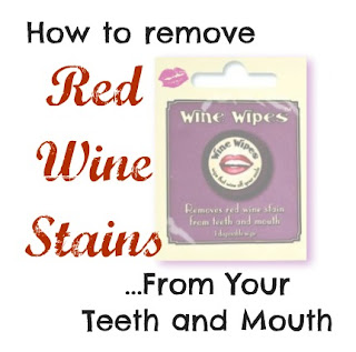 how to remove red wine stains from your mouth, teeth and tongue with wine wipes