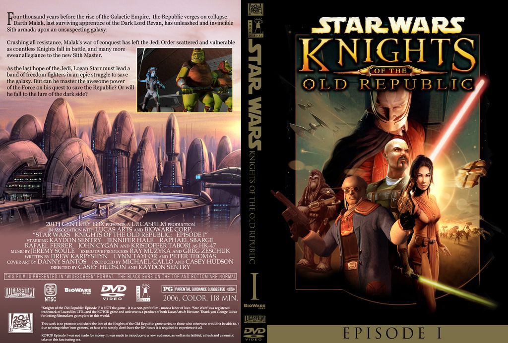 star wars knights of the old republic movies star wars knights of the old republic movies