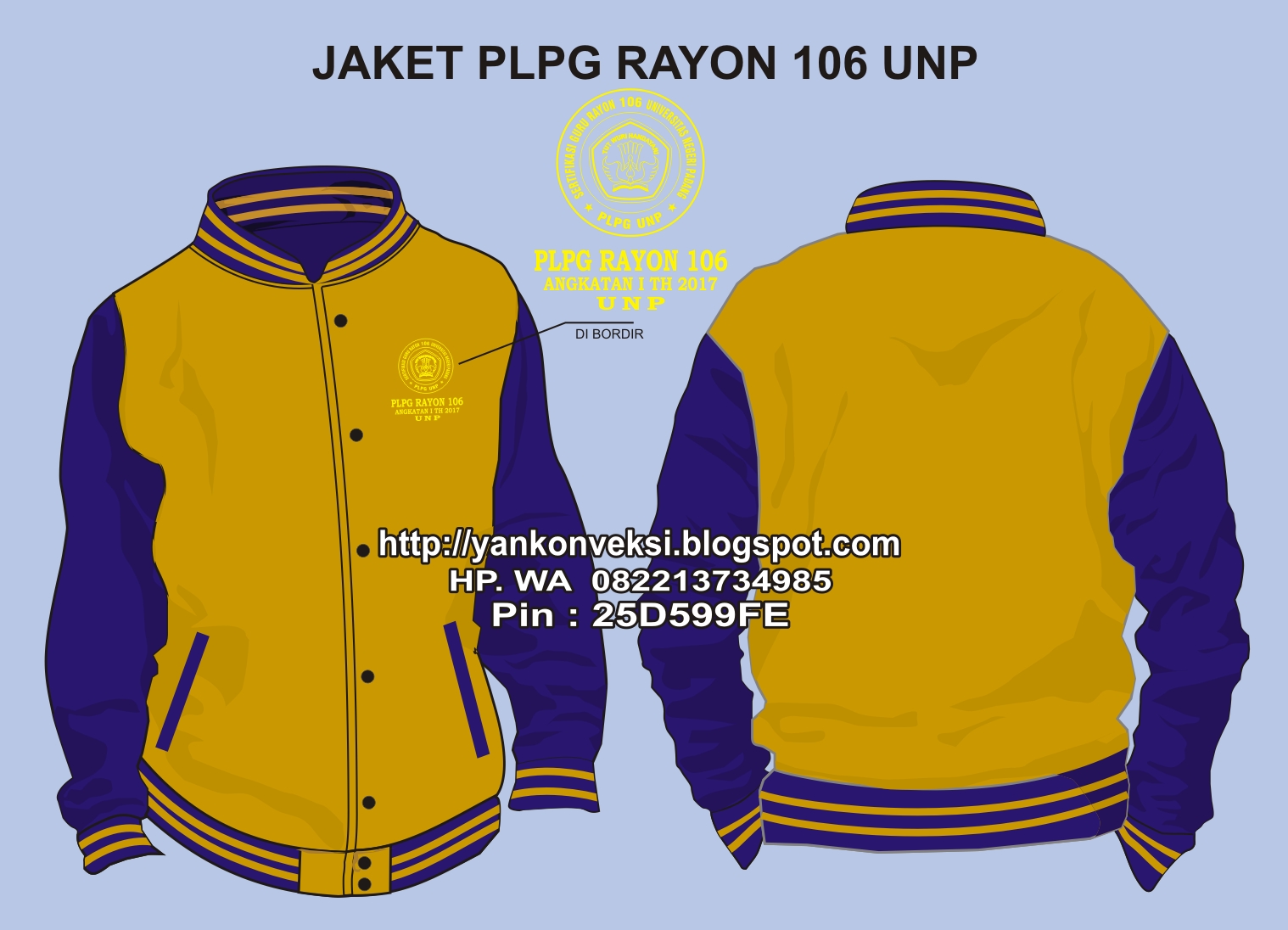 JAKET VARSITY PESANAN PLPG