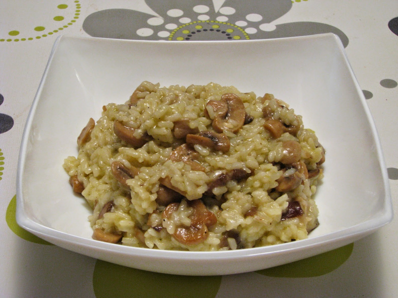 Risotto De Setas Y Champiñones