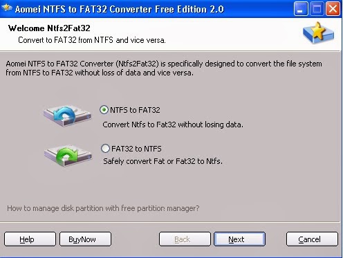 Cara Mengubah File Sistem NTFS Menjadi FAT32 - Desert Tekno - Simple and useful technology blog