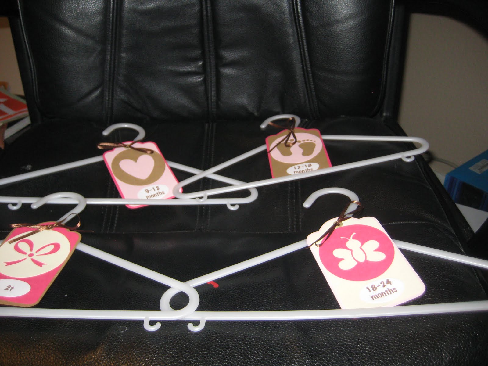 Christine's Corner Sized Baby Clothes Hanger Tags