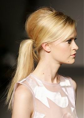 Women Short Hair Styles Ponytail Hairstyles 01
