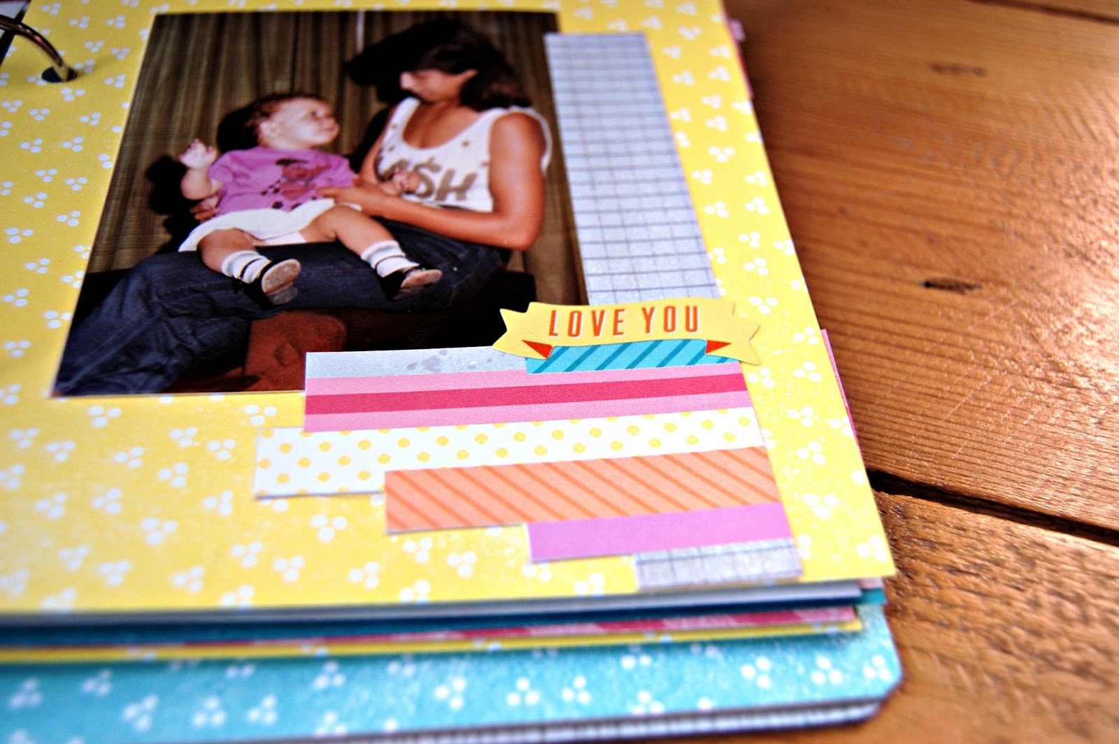 Inspiracion de hoy Scrapbooking álbum para mama (2ª parte)