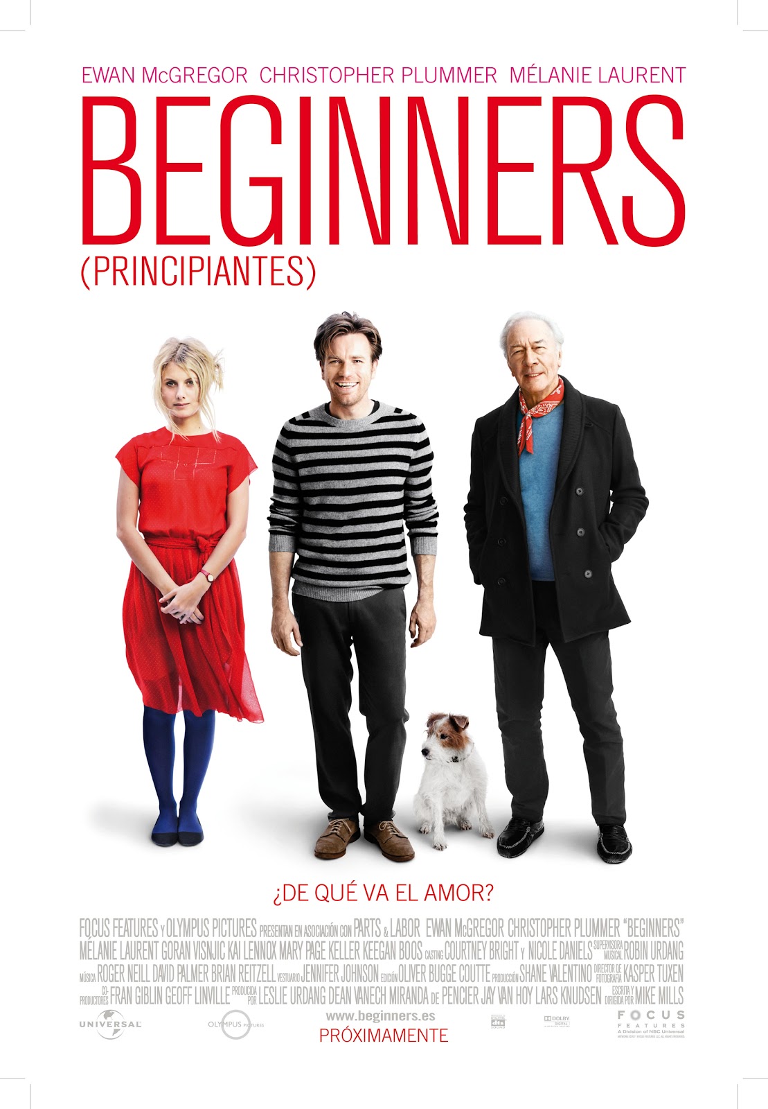 Póster y trailer de 'Beginners', con Ewan McGregor, Mélanie Laurent y Christopher Plummer – No es cine todo lo que reluce