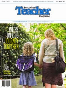 Australian Teacher Magazine 2015-02 - March 2015 | ISSN 1839-1206 | CBR 96 dpi | Mensile | Professionisti | Tecnologia | Educazione
Distributed monthly to government, Catholic and independent schools, in print and tablet formats, Australian Teacher Magazine is hugely relevant to all parts of the education sector.
As the No.1 source of spin-free news, Australian Teacher Magazine provides a real voice for more than 240,000 educators Australia wide, with a CAB audited printed distribution of 42,444 copies and a digital audience of 10,000 on iPad and Android.
Engaging and informative, the magazine provides balanced coverage on the issues affecting the sector and success stories direct from schools.
The tablet editions of Australian Teacher Magazine allow educators to refer back to previous editions time and again, and to access special content, including extended articles, videos and fact sheets.
Always leading the way, Australian Teacher Magazine was the nation's first education publication to introduce a free tablet edition, with every publication available on iPad, iPhone, iPod, Android Tablets and smartphones.
We engage with our readers. Our annual Education Survey reveals the thoughts and feelings of our community, both about the sector itself and their engagement with Australian Teacher Magazine.
Australian Teacher Magazine is not just No.1 for circulation, it is also the leader in providing relevant and informative content to educators across the nation. With a depth of targeted sections each month, the magazine provides an unrivalled read for the sector and thus a fabulous vehicle for advertisers. The inclusion of specific targeted lift-out magazines further enhances the relevance of Australian Teacher Magazine to educators.