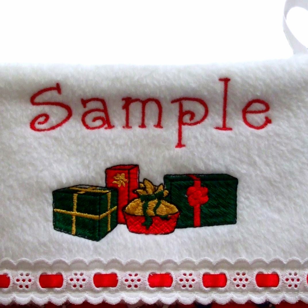 Sharondipity Designs Christmas Stockings Embroidered and Personalized