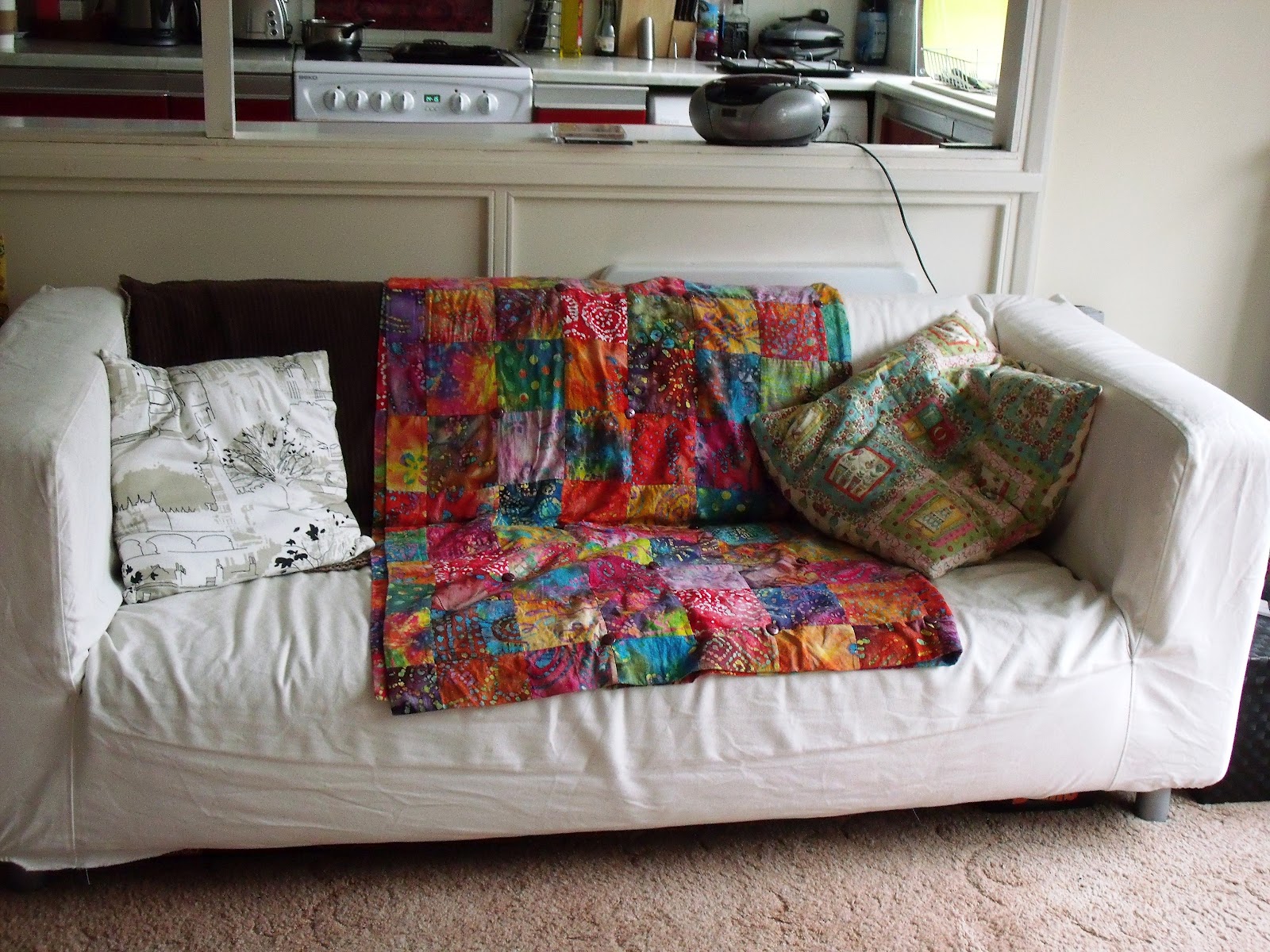 Over At Millie S How To Dye A Klippan Sofa Cover Without