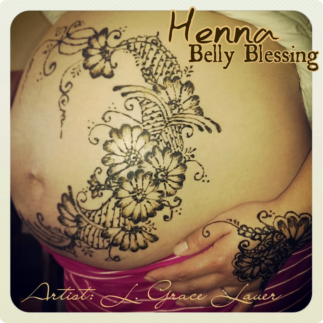 Uniquely Grace Henna Baby Belly Blessings Shower Nichole with love