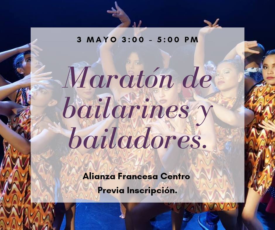 Mayo 3 de 2019: Maratón de bailarines y bailadores