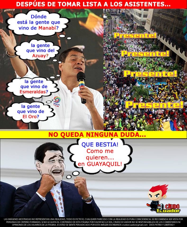 LA PRENSA DE RJL Crudo Ecuador, el Adios a sus Memes