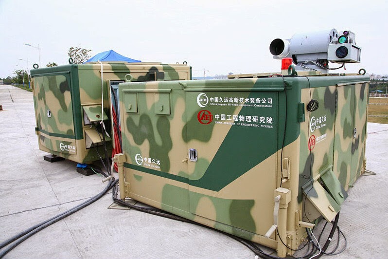 الصين تنجح في اختبار منظومة دفاعية بالليزر ضد طائرات بلا طيار China's%2BJiuyuan%2BHi-Tech%2BEquipment%2BCorp%2Bdevelops%2Banti-drone%2Blaser%2B4