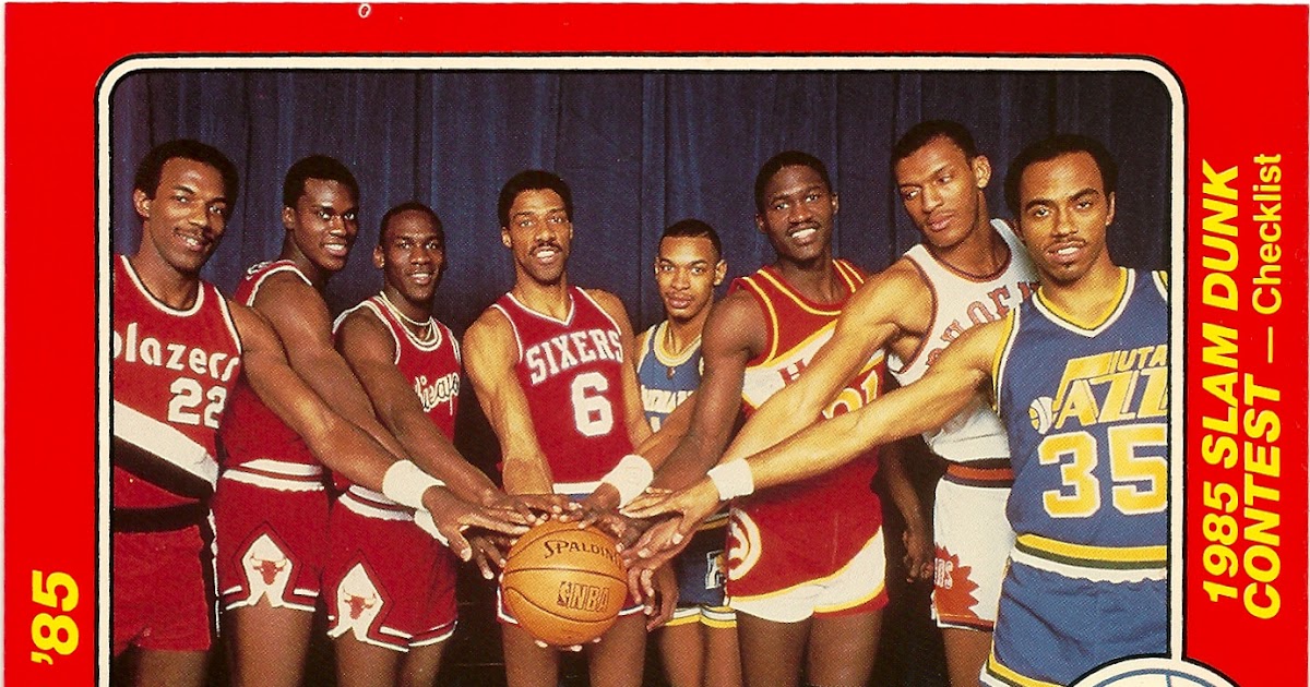Hoopography The Jordan Collection Part 5 Slam Dunk Edition 1985 Star Co Slam Dunk Supers Group Photo Checklist