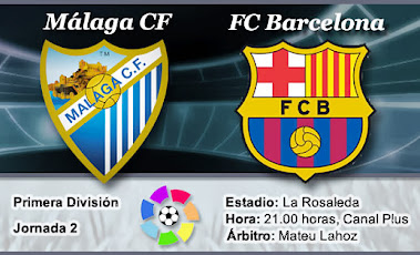 MÁLAGA C.F. 0 - 1 F.C. BARCELONA -