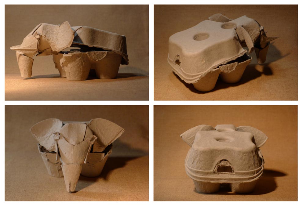 Matt Dawson egg box elephant...