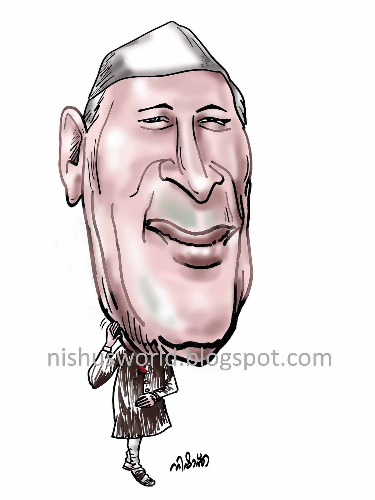 Nishu's World of Caricatures: Jawaharlal Nehru ( 2011 )