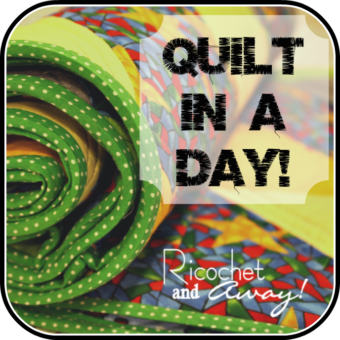 Ricochet and Away! Quilt in a day