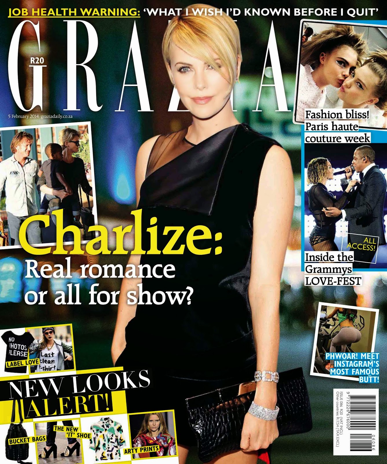 Charlize Theron For Grazia South Africa February 2014 - Desifunblog