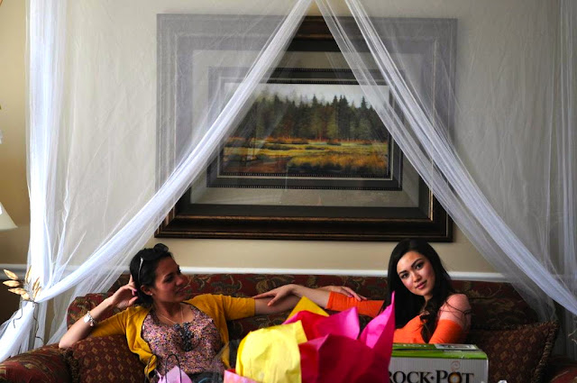 Glamping Themed Bridal Shower || via Golden Swank