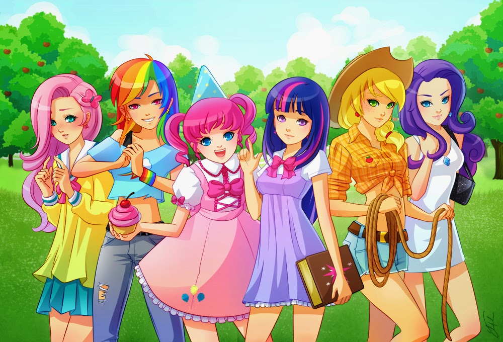 Mundinho do Pirulito: My little pony anime