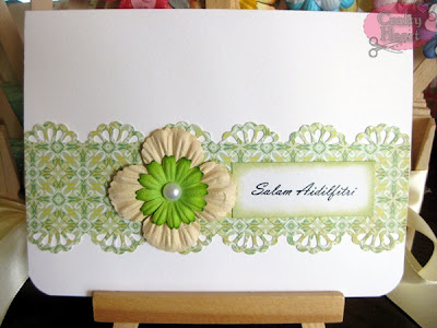 Handmade Card - Floral Salam Aidilfitri (1)