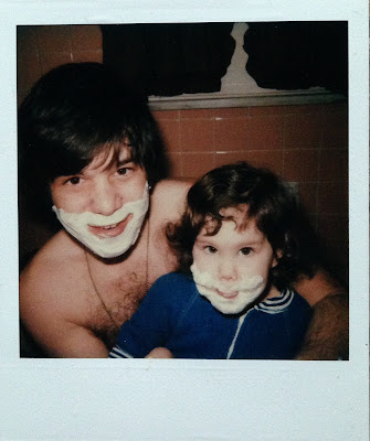 shaving, shaving cream, 1980s, 1980's, Throwback Thursday, #tbt, family, family time, fun