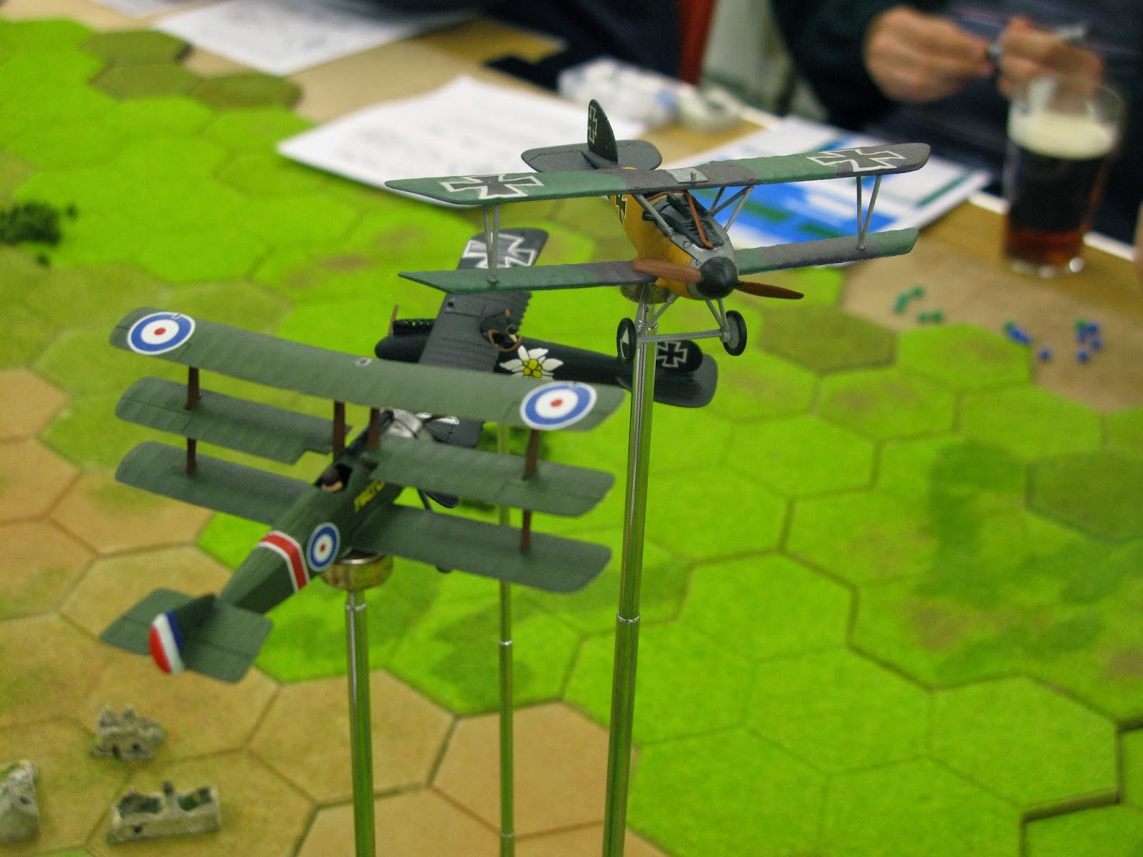 Jim's Wargames Workbench WW1 Aerial Multiplayer Game