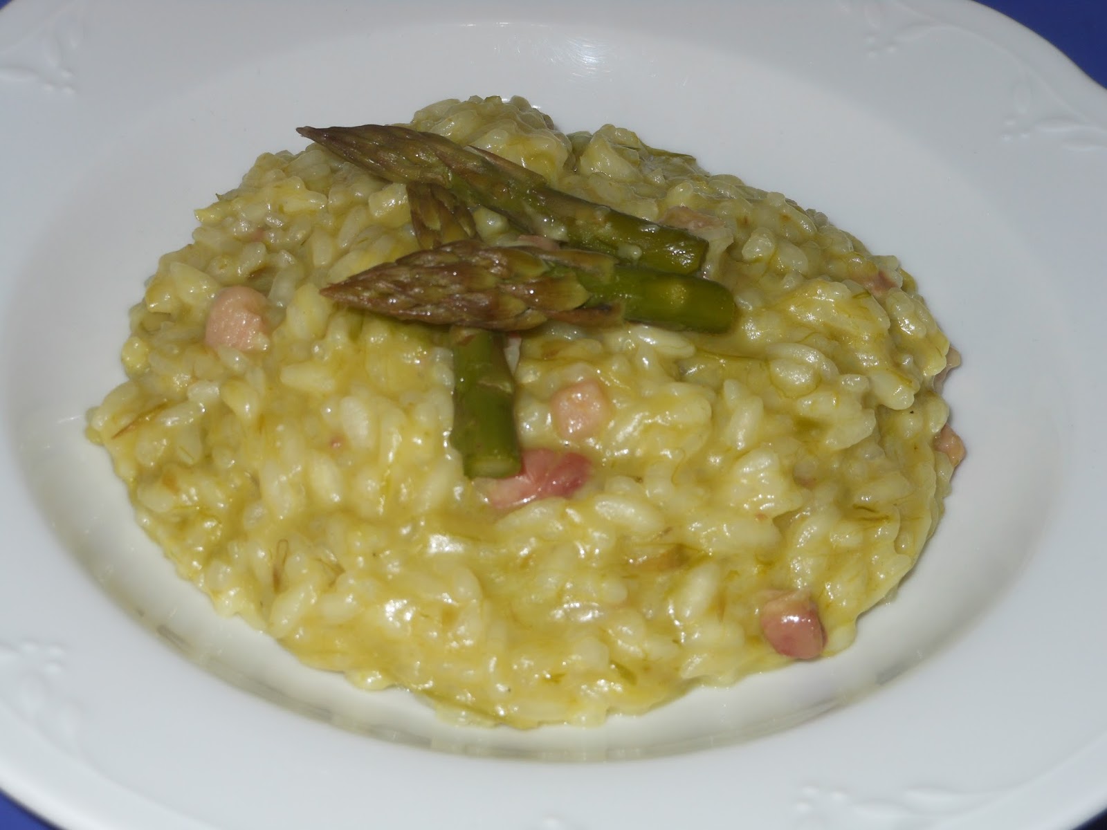 Provare Per Gustare... .. RISOTTO CON CREMA DI ASPARAGI E PANCETTA