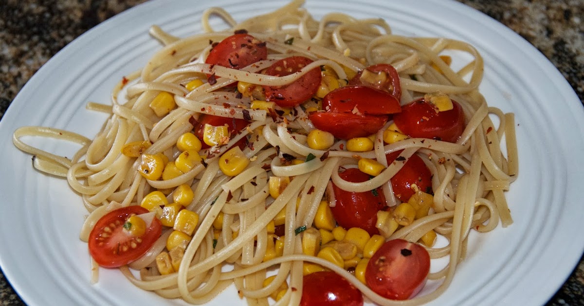 The Vegan Paige Angel Hair With Corn & Tomatoes...