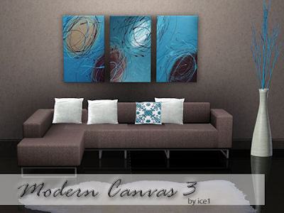 Set of 10 Modern Canvas's Brown+and+Turquoise+Modern+Canvas+3+-+Copy