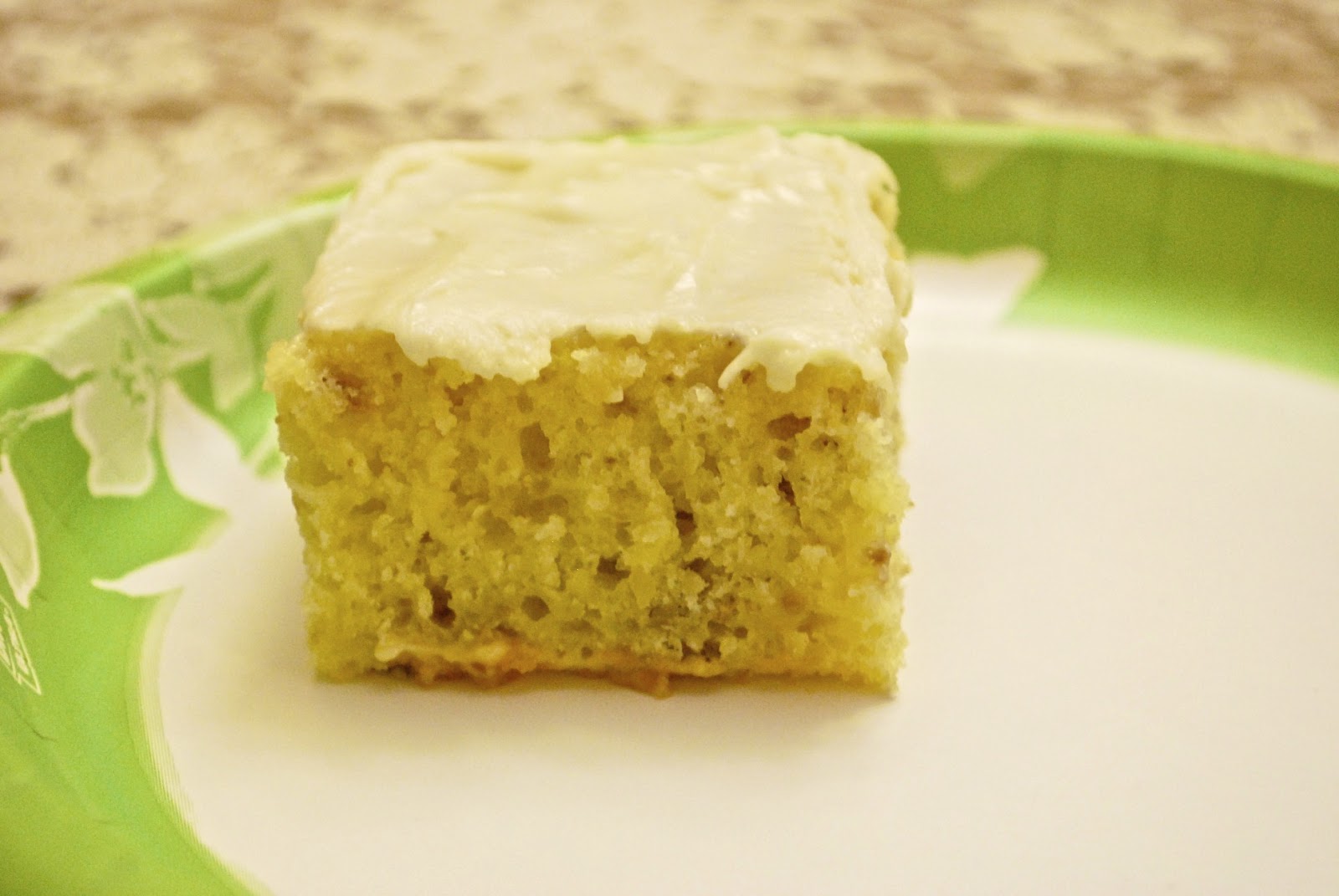 "Pointless" Meals Pineapple Walnut Cake with Cream Cheese Icing