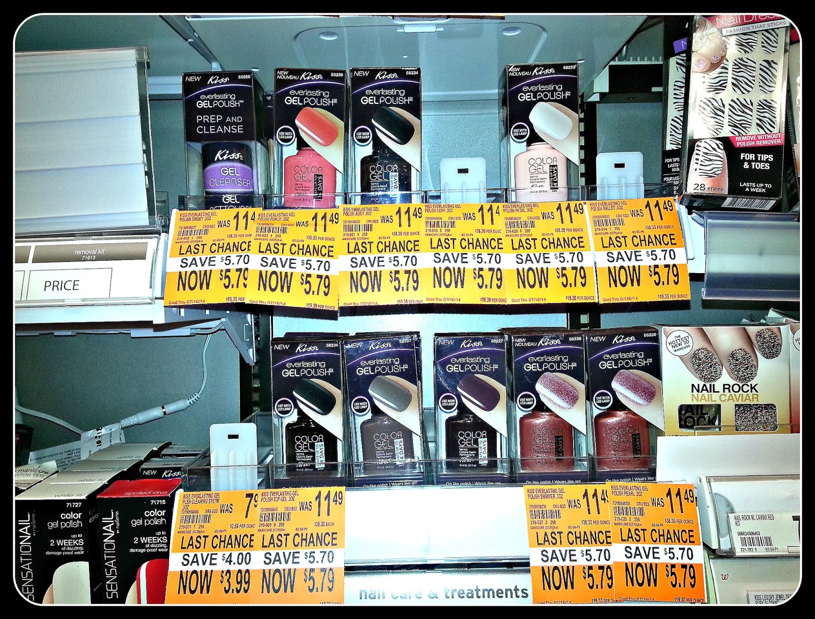 Thrifty Thursdays SensatioNail, Kiss, Sally Hansen and Revlon Nail